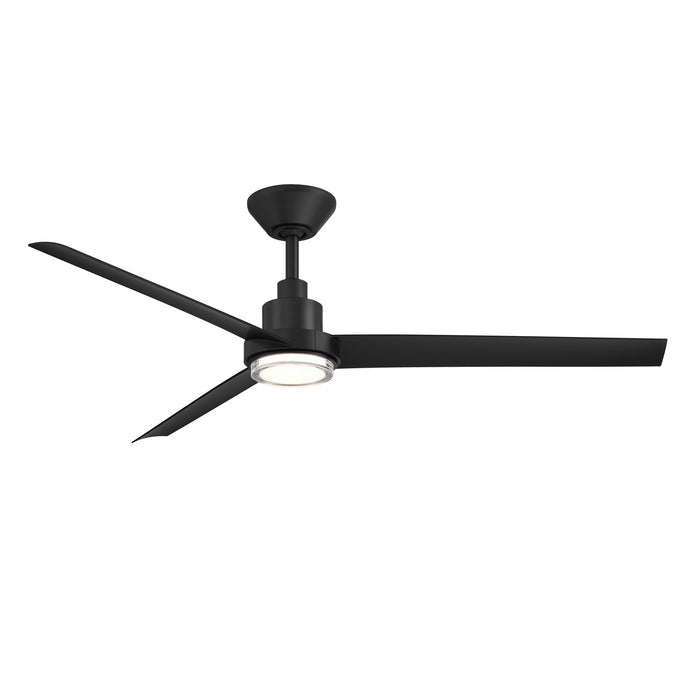 Modern Forms Fans FR-W2501-56L-MB 52" Ceiling Fan, Matte Black
