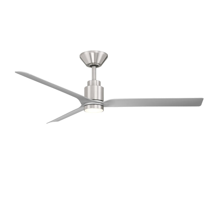 Modern Forms Fans FR-W2502-52L-BN/SL 52" Ceiling Fan, Brushed Nickel/Silver