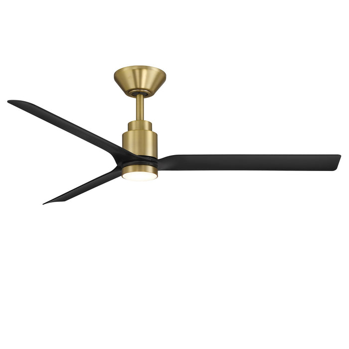 Modern Forms Fans FR-W2502-52L-SB/MB 52" Ceiling Fan, Soft Brass/Matte Black