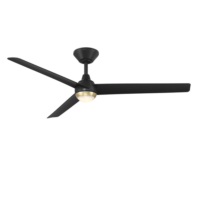Modern Forms Fans FR-W2503-54L-SB/MB 52" Ceiling Fan, Soft Brass/Matte Black