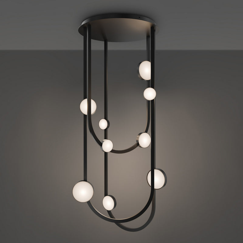 Modern Forms FM-42551-27-BK LED Flush Mount, Black