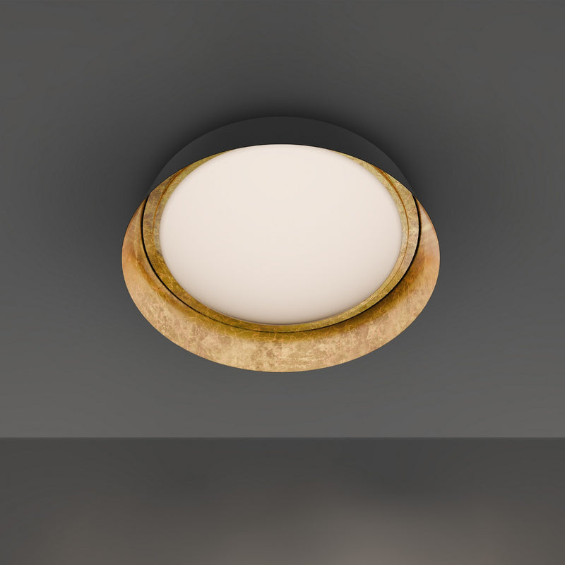 Modern Forms FM-51322-GL LED Flush Mount, Gold Leaf