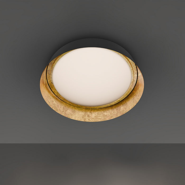 Modern Forms FM-51322-GL LED Flush Mount, Gold Leaf