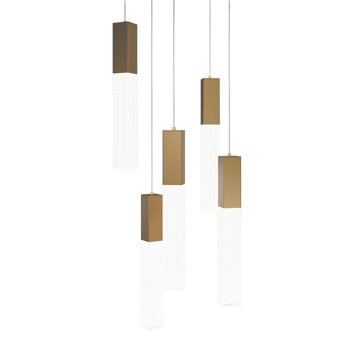 Modern Forms PD-30805R-AB LED Pendant, Aged Brass