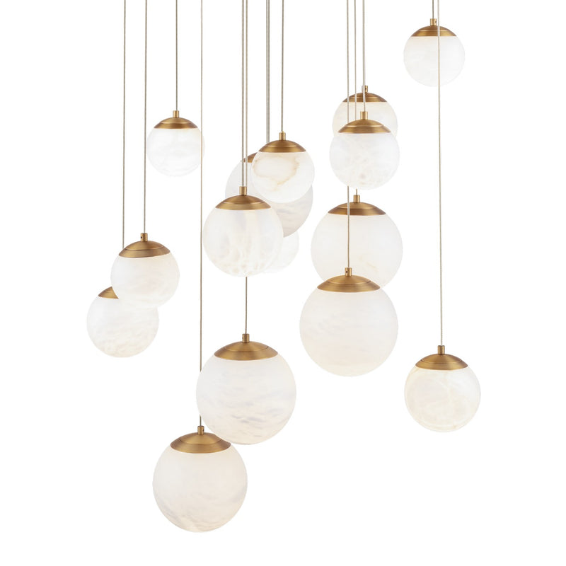 Modern Forms PD-34415R-AB LED Pendant, Aged Brass