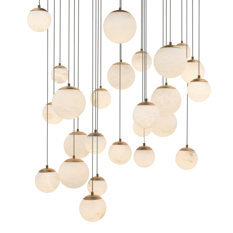 Modern Forms PD-34425S-AB LED Pendant, Aged Brass