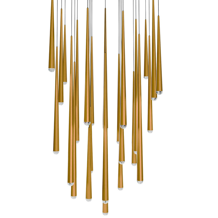 Modern Forms PD-41725S-AB LED Pendant, Aged Brass