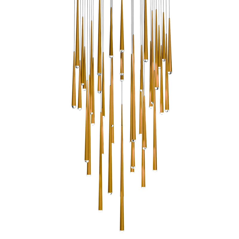 Modern Forms PD-41741S-AB LED Pendant, Aged Brass