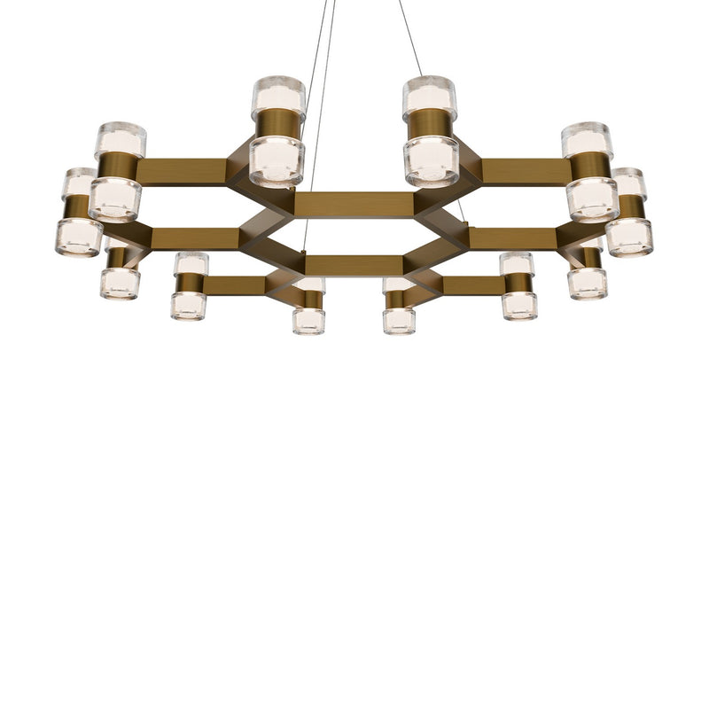 Modern Forms PD-4536-AB LED Pendant, Aged Brass