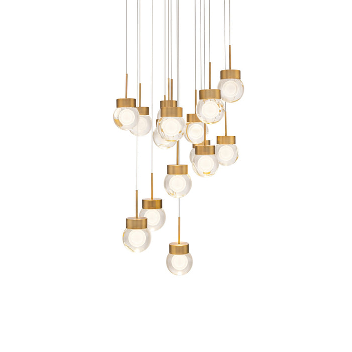 Modern Forms PD-82015R-AB LED Pendant, Aged Brass