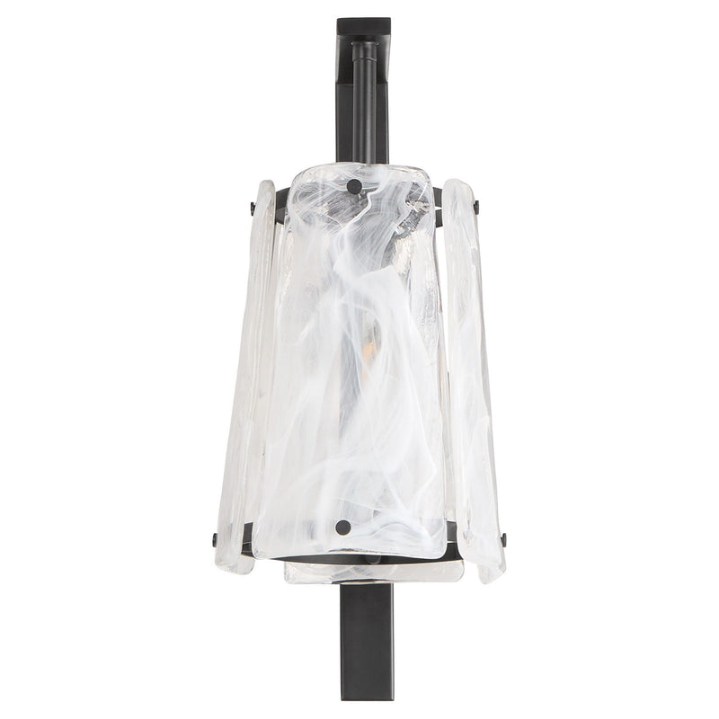 Quorum 5575-1-59 One Light Wall Mount, Matte Black