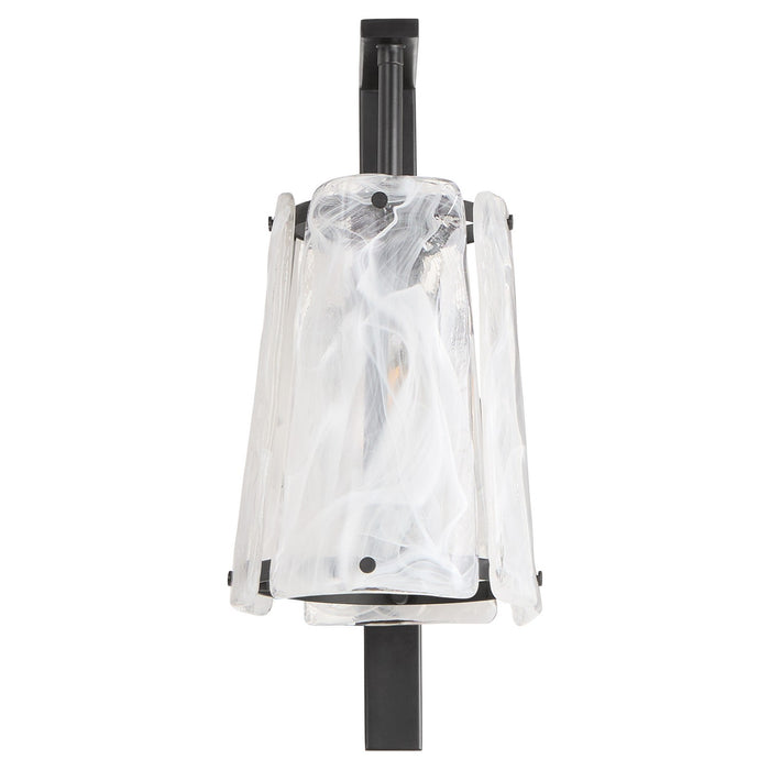 Quorum 5575-1-59 One Light Wall Mount, Matte Black