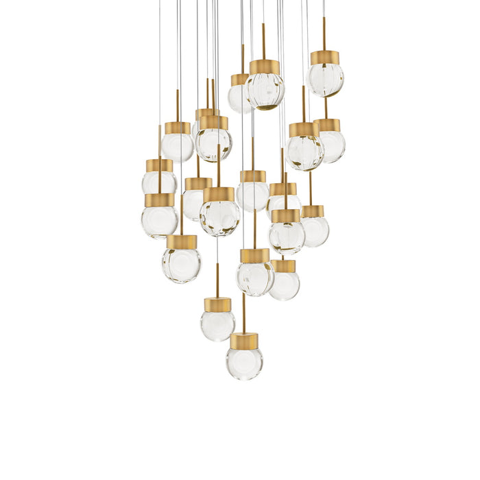 Modern Forms PD-82021R-AB LED Pendant, Aged Brass