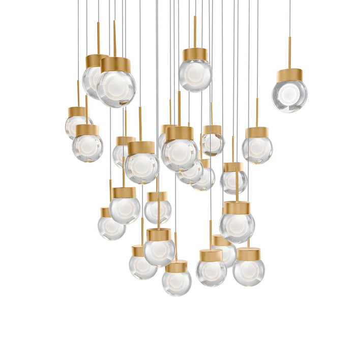 Modern Forms PD-82025S-AB LED Pendant, Aged Brass