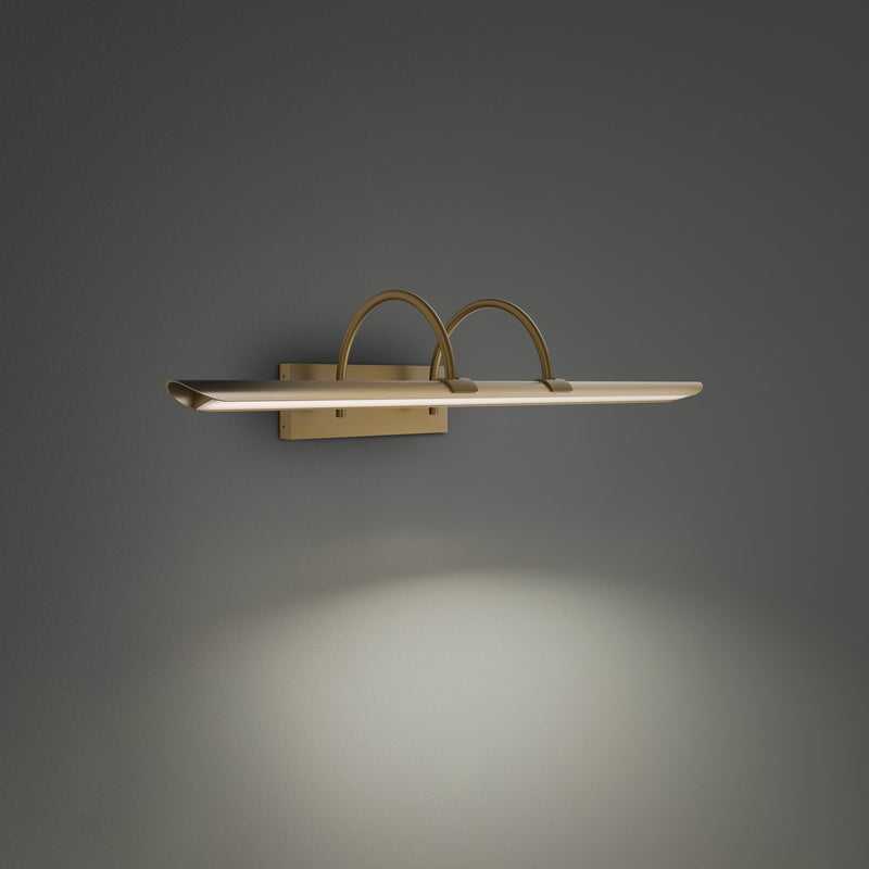 Modern Forms PL-36524-30-AB LED Picture Light, Aged Brass