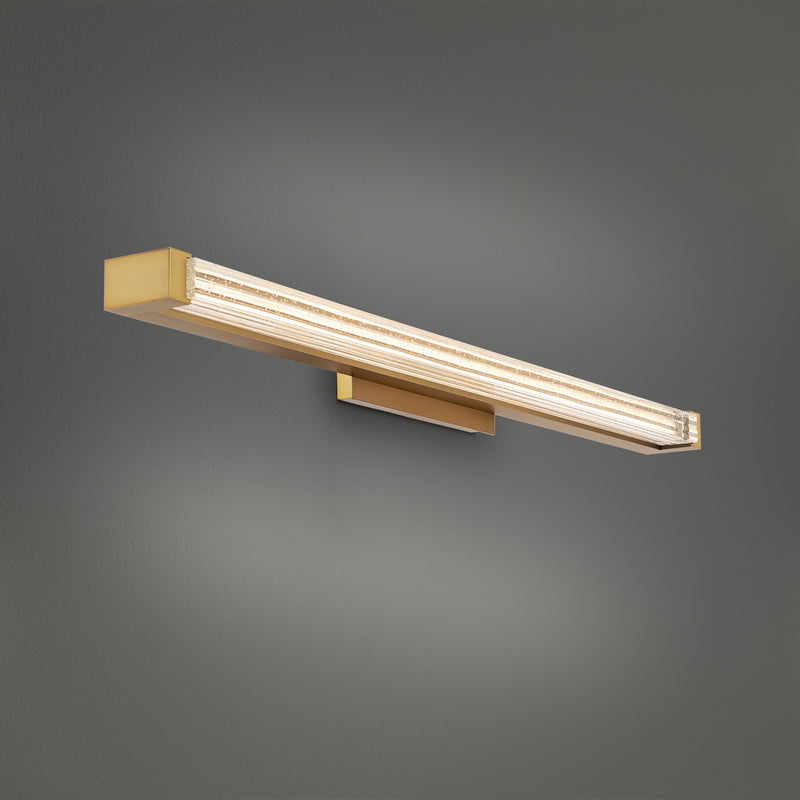Modern Forms WS-3533-AB LED Bath Vanity, Aged Brass