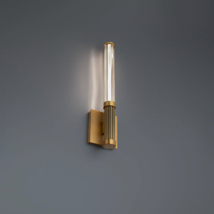 Modern Forms WS-50518-AB LED Wall Sconce, Aged Brass