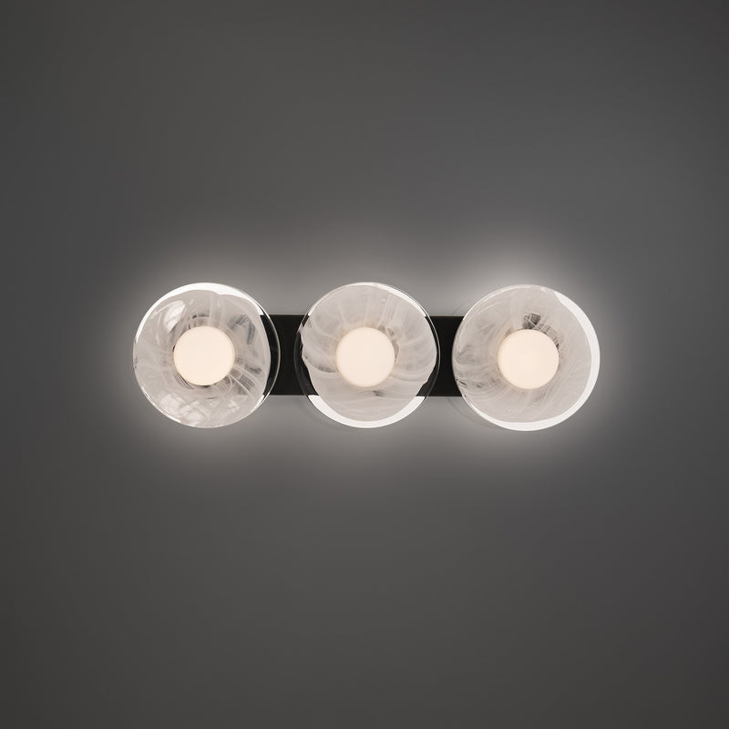 Modern Forms WS-66525-BK LED Bath Vanity, Black
