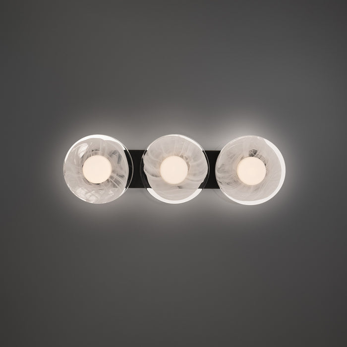 Modern Forms WS-66525-BK LED Bath Vanity, Black