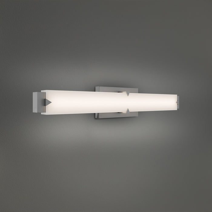 Modern Forms WS-7527-27-BN LED Wall Sconce, Brushed Nickel