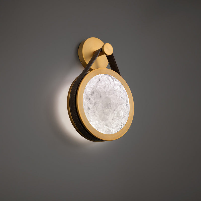 Modern Forms WS-86516-BW/AB LED Wall Sconce, Warm Browged Brass