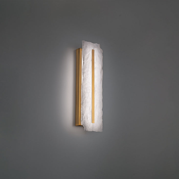 Modern Forms WS-92518-AB LED Wall Sconce, Aged Brass