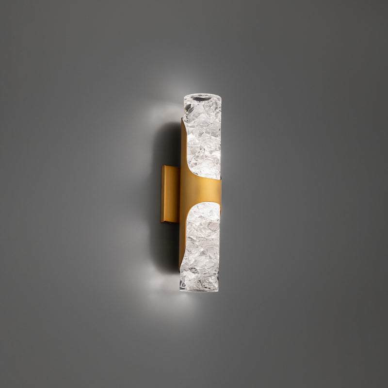 Modern Forms WS-96516-AB LED Wall Sconce, Aged Brass