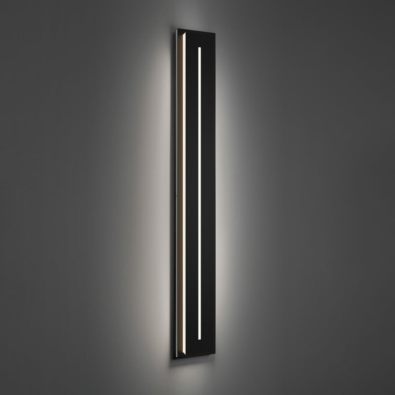 Modern Forms WS-W66256-30-BK LED Outdoor Wall Sconce, Black