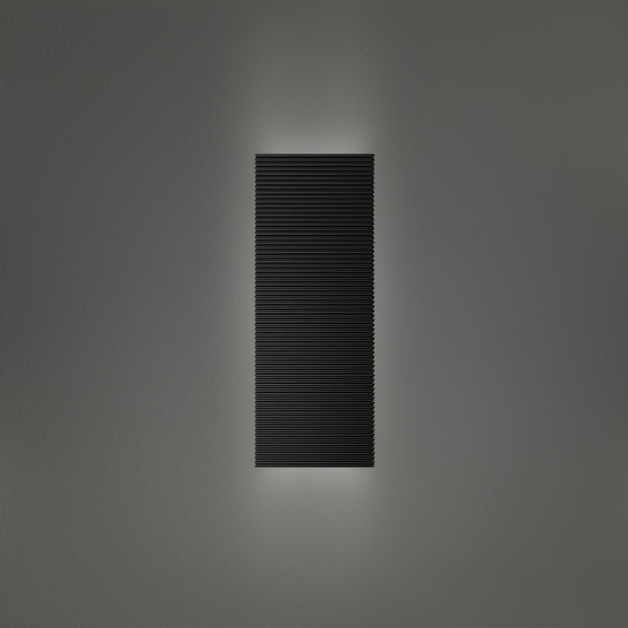 Modern Forms WS-W76516-35-BK LED Outdoor Wall Sconce, Black