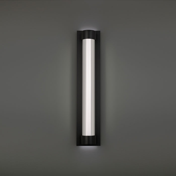 Modern Forms WS-W98526-30-BK LED Outdoor Wall Sconce, Black