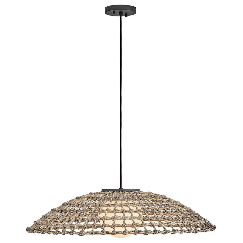 Hinkley 10395BK LED Hanging Lantern, Black