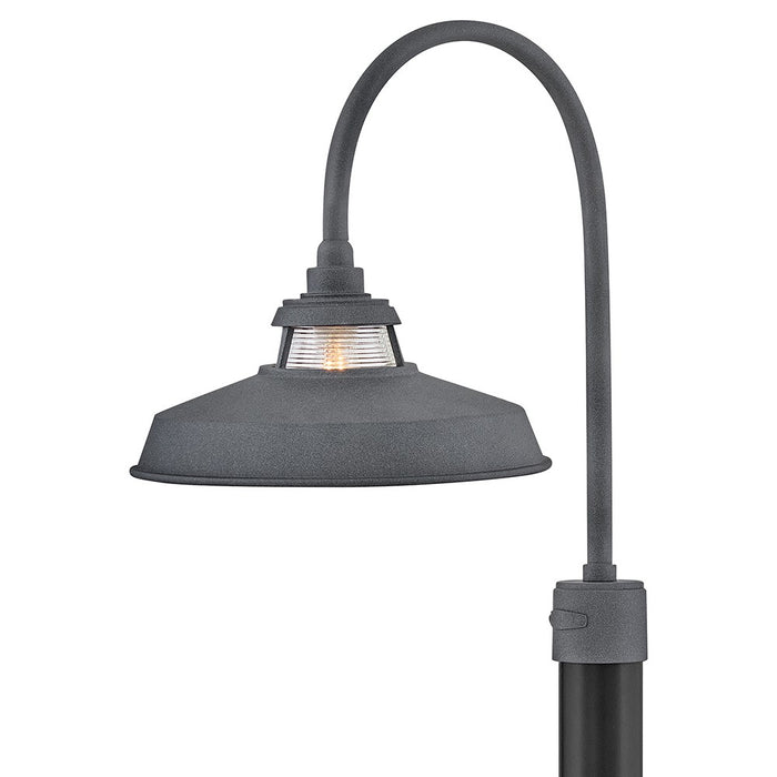 Hinkley 1191DZ LED Post Mount, Aged Zinc