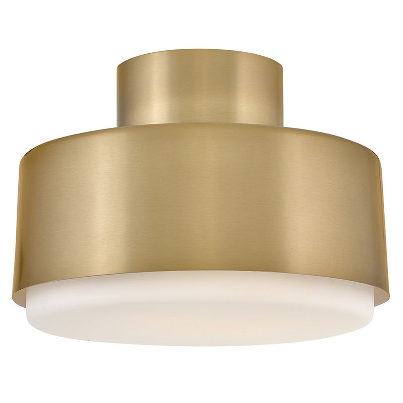 Hinkley 30072LCB LED Semi-Flush Mount, Lacquered Brass