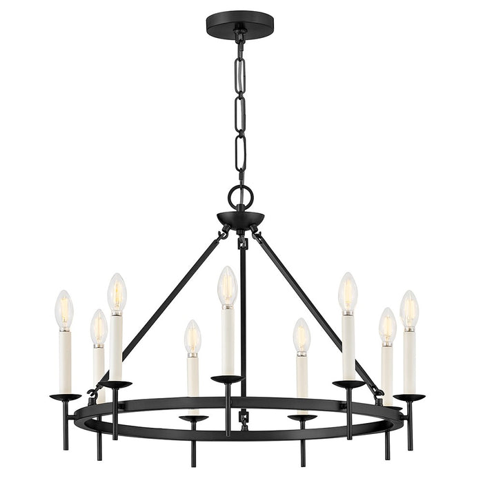 Hinkley 47475BK LED Chandelier, Black