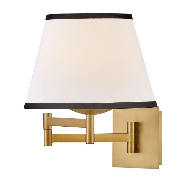 Hinkley 47510LCB-OW LED Task Light Sconce, Lacquered Brass