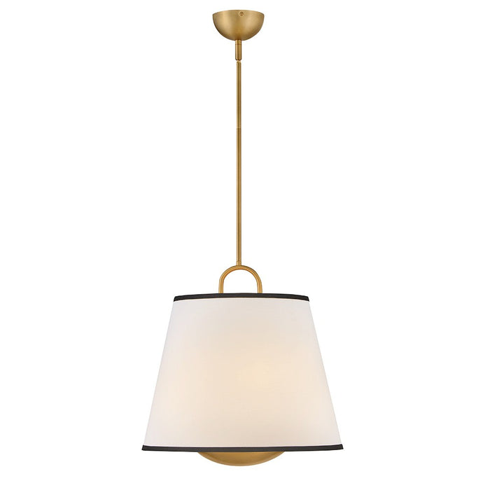 Hinkley 47517LCB-OW LED Pendant, Lacquered Brass