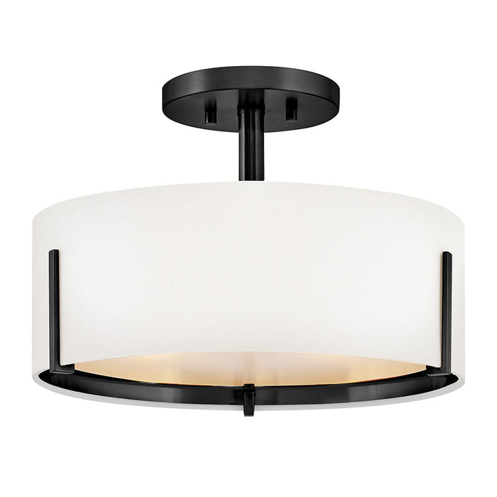Hinkley 47571BK LED Semi-Flush Mount, Black