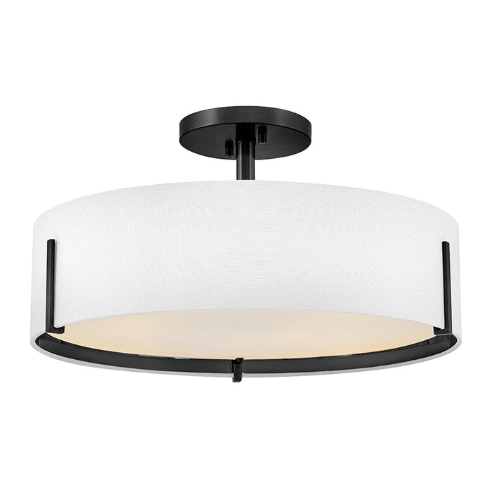 Hinkley 47573BK LED Semi-Flush Mount, Black