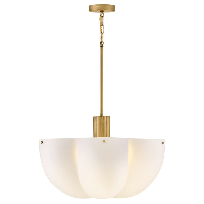 Hinkley 47585HB LED Chandelier, Heritage Brass