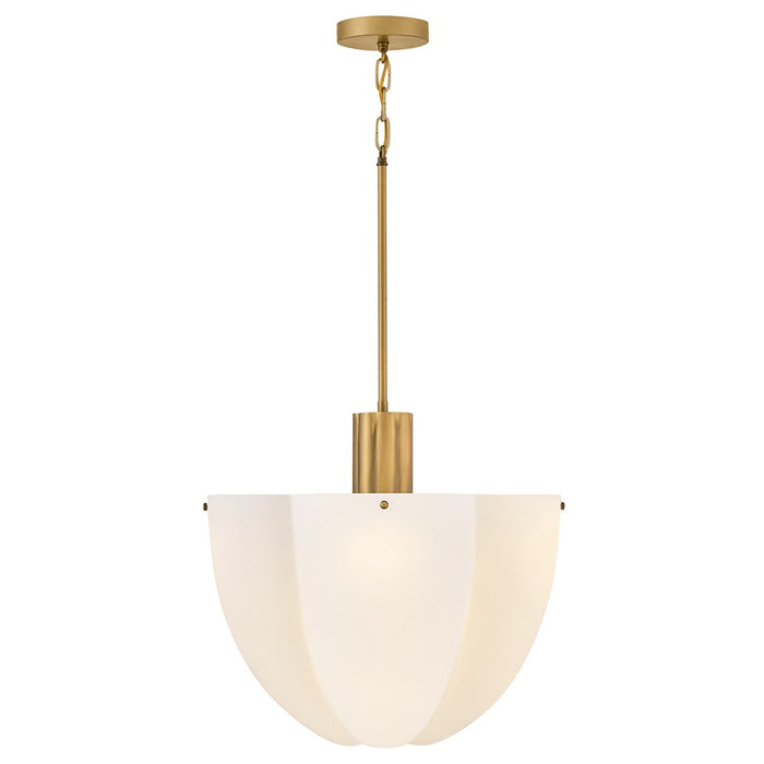 Hinkley 47587HB LED Pendant, Heritage Brass