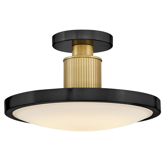 Hinkley 47593BK-LCB LED Semi-Flush Mount, Black