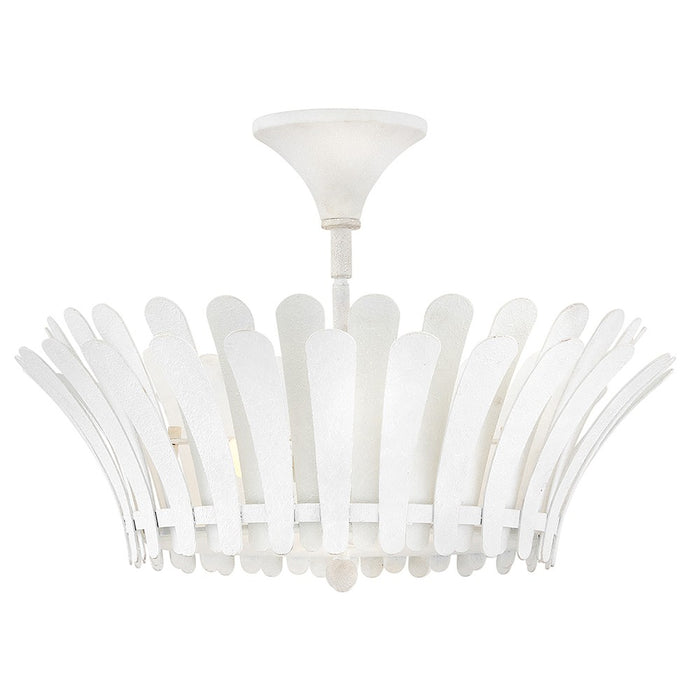 Hinkley 47693TXP LED Semi-Flush Mount, Textured Plaster
