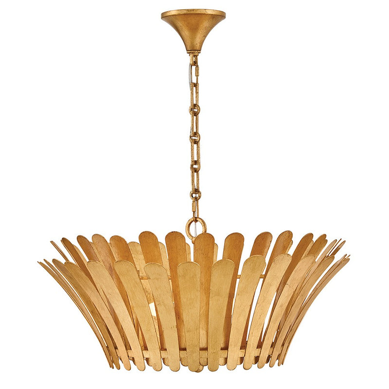 Hinkley 47694DA LED Chandelier, Distressed Brass