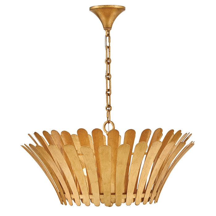 Hinkley 47694DA LED Chandelier, Distressed Brass