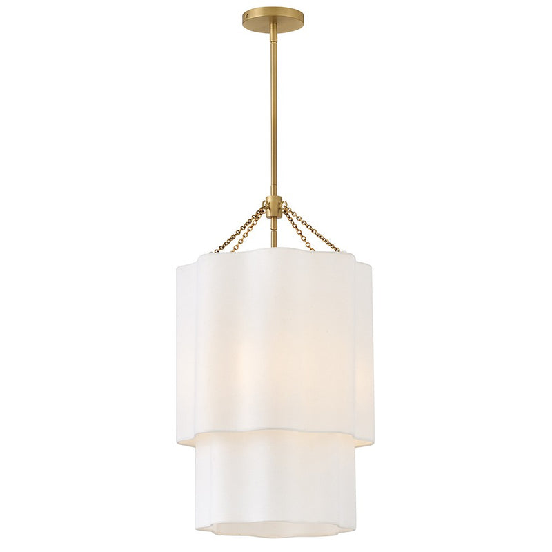 Hinkley 47737LCB LED Pendant, Lacquered Brass