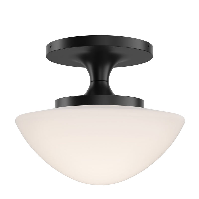 Hinkley 47813BK LED Semi-Flush Mount, Black