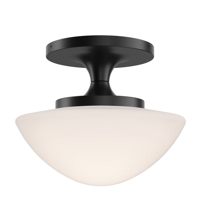 Hinkley 47813BK LED Semi-Flush Mount, Black