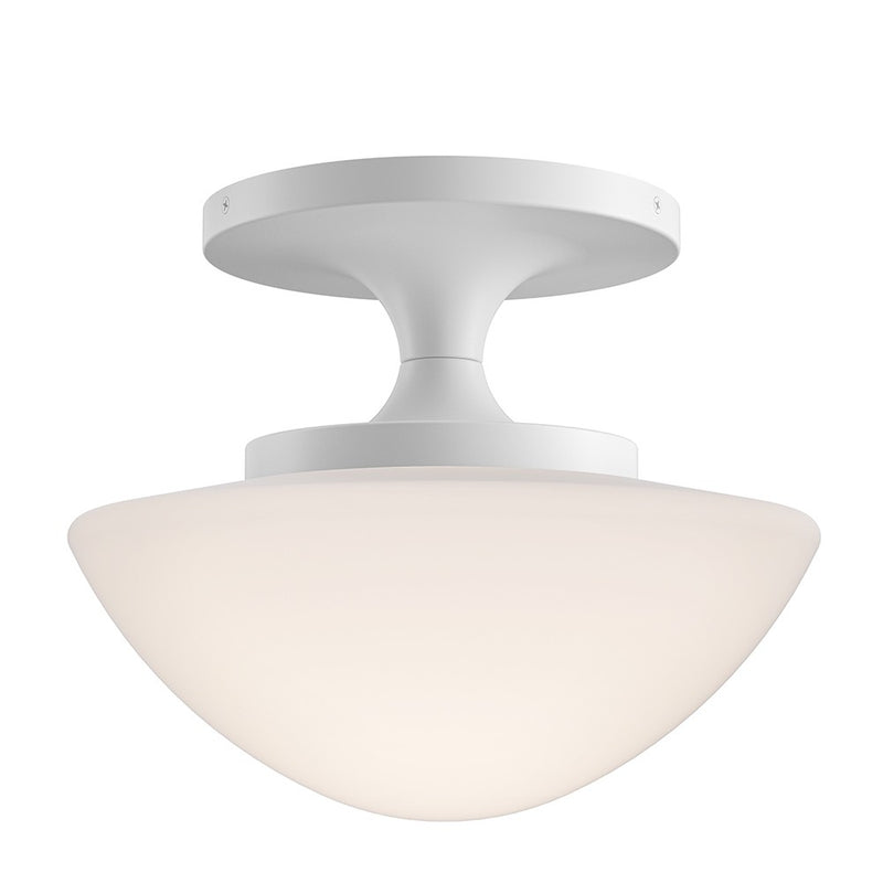 Hinkley 47813CI LED Semi-Flush Mount, Chalk White