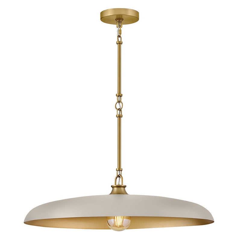 Hinkley 48165LCB-LTP LED Chandelier, Lacquered Brass