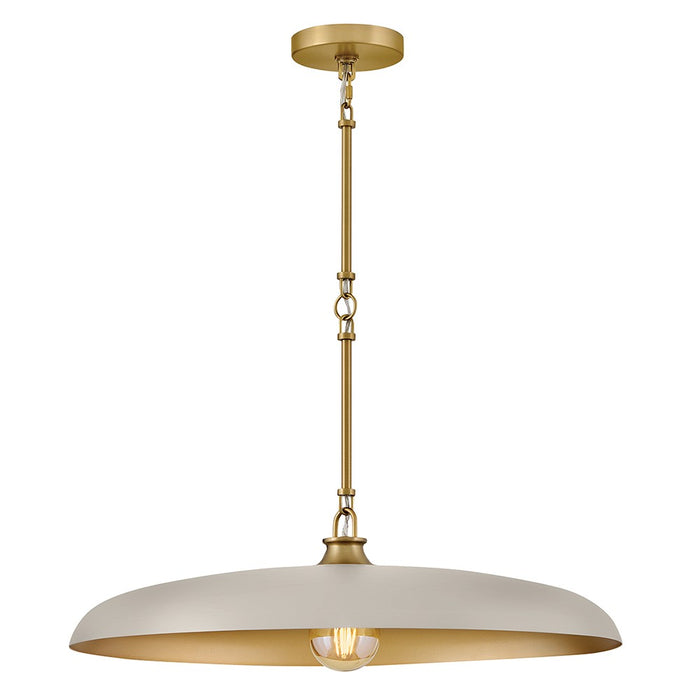Hinkley 48165LCB-LTP LED Chandelier, Lacquered Brass